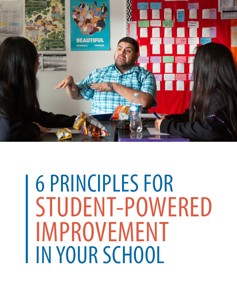 Case Studies: 6 Principles for Using Student-Powered Improvement in Your School
