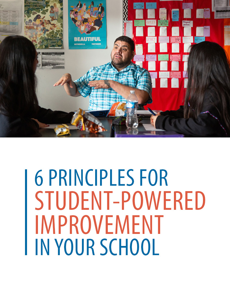 Case Studies: 6 Principles for Using Student-Powered Improvement in Your School